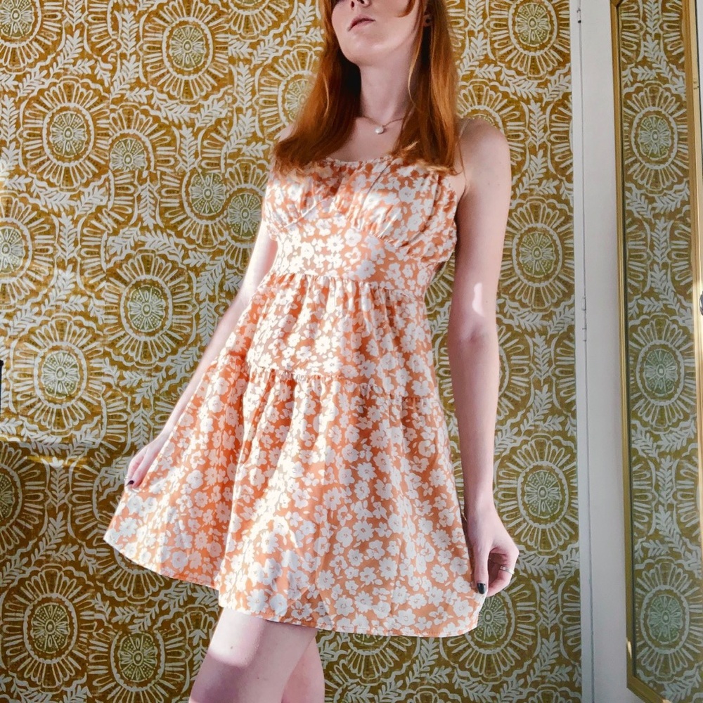 🍑Floral Babydoll Dress🍑